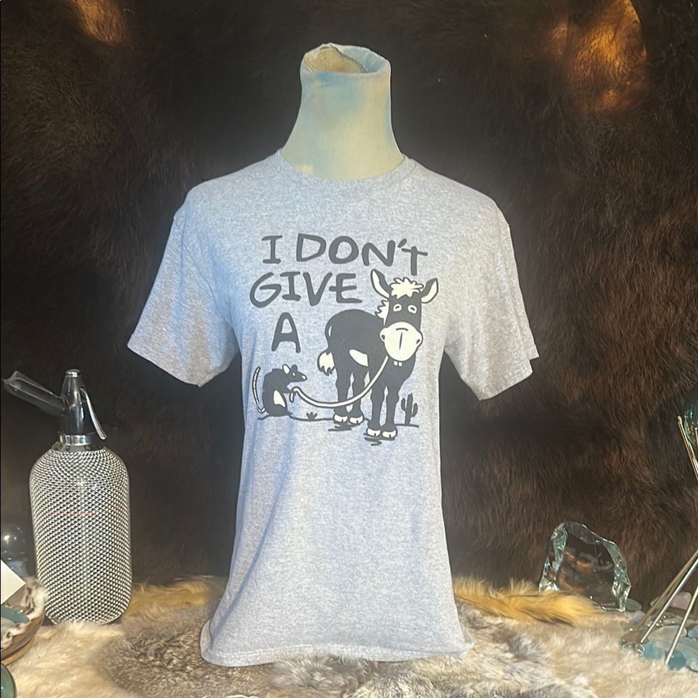 Gray Graphic T-Shirt S (6033)